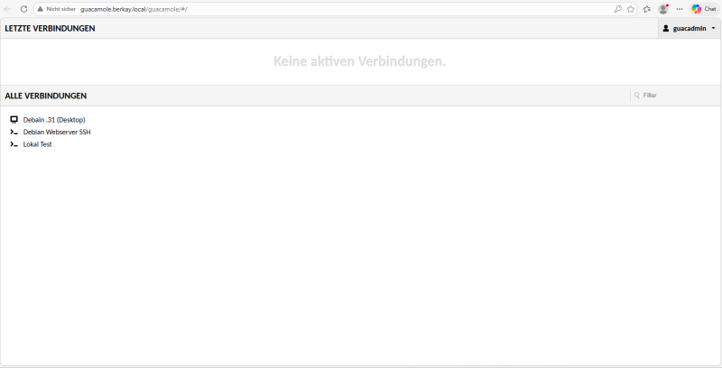  Apache Guacamole Interface 